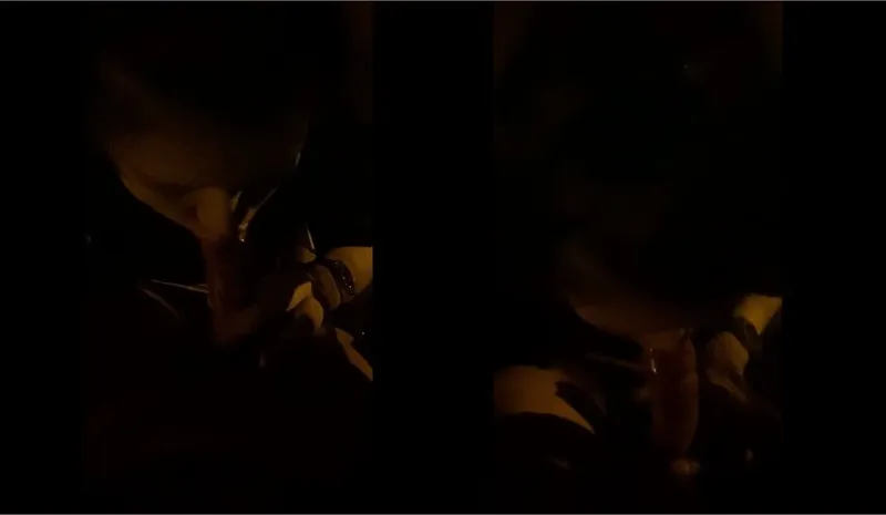 Cho bồ dâm liếm chuối trong công viên