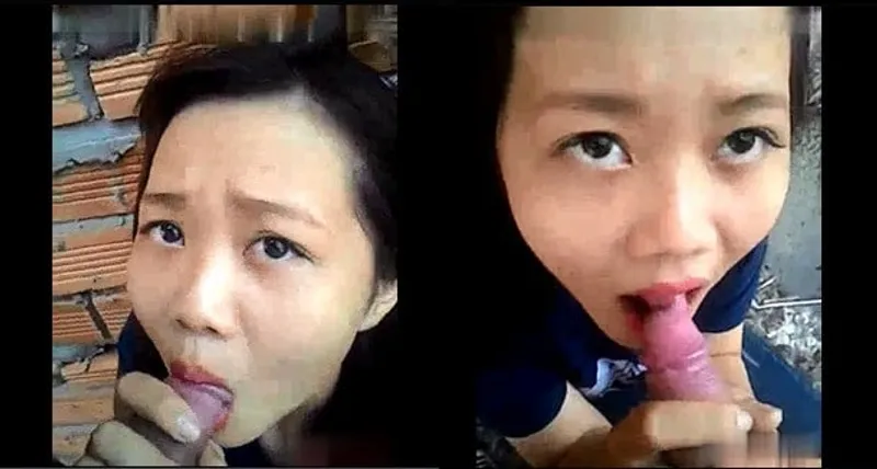 Eny liếm Cậu bé ở vườn sau nhà